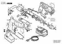 Bosch 0 601 933 556 Gbm 12 Ves-3 Cordless Drill 12 V / Eu Spare Parts